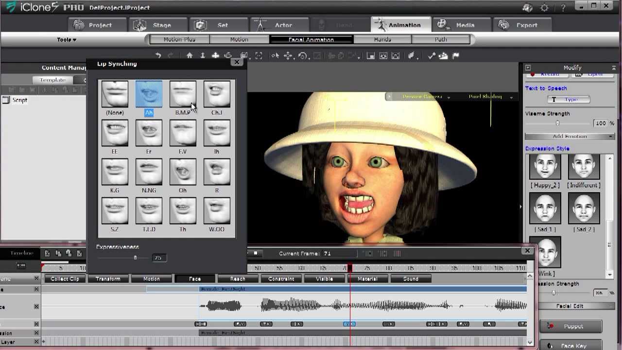 A Demonstration of Bigboss's Jungle Jane Game Bone Character for iClone 3D