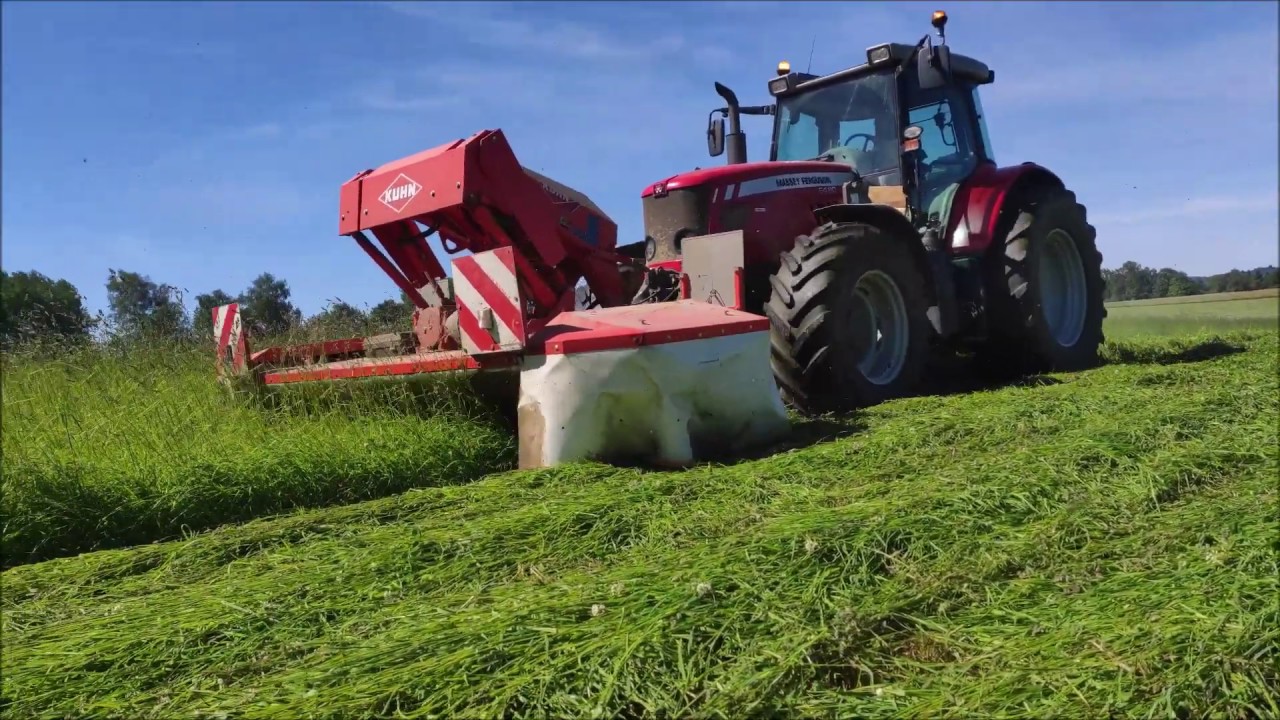 Fauchage de 14 hectares avant ensilage