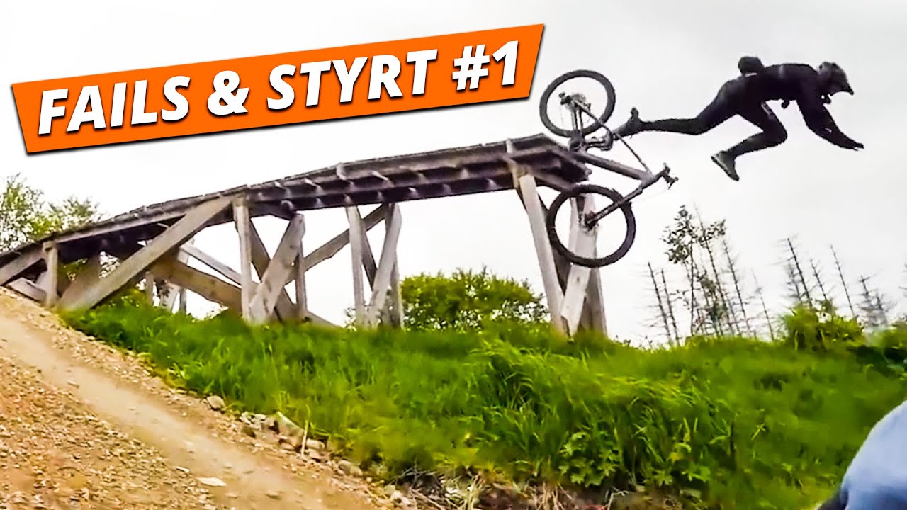 Vores st&oslash;rste fails og MTB styrt #1