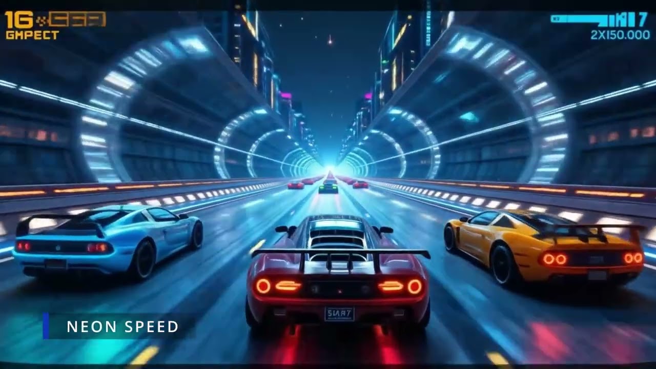 🎵🏎️ NEON SPEED 🎮 Game Music 🎵