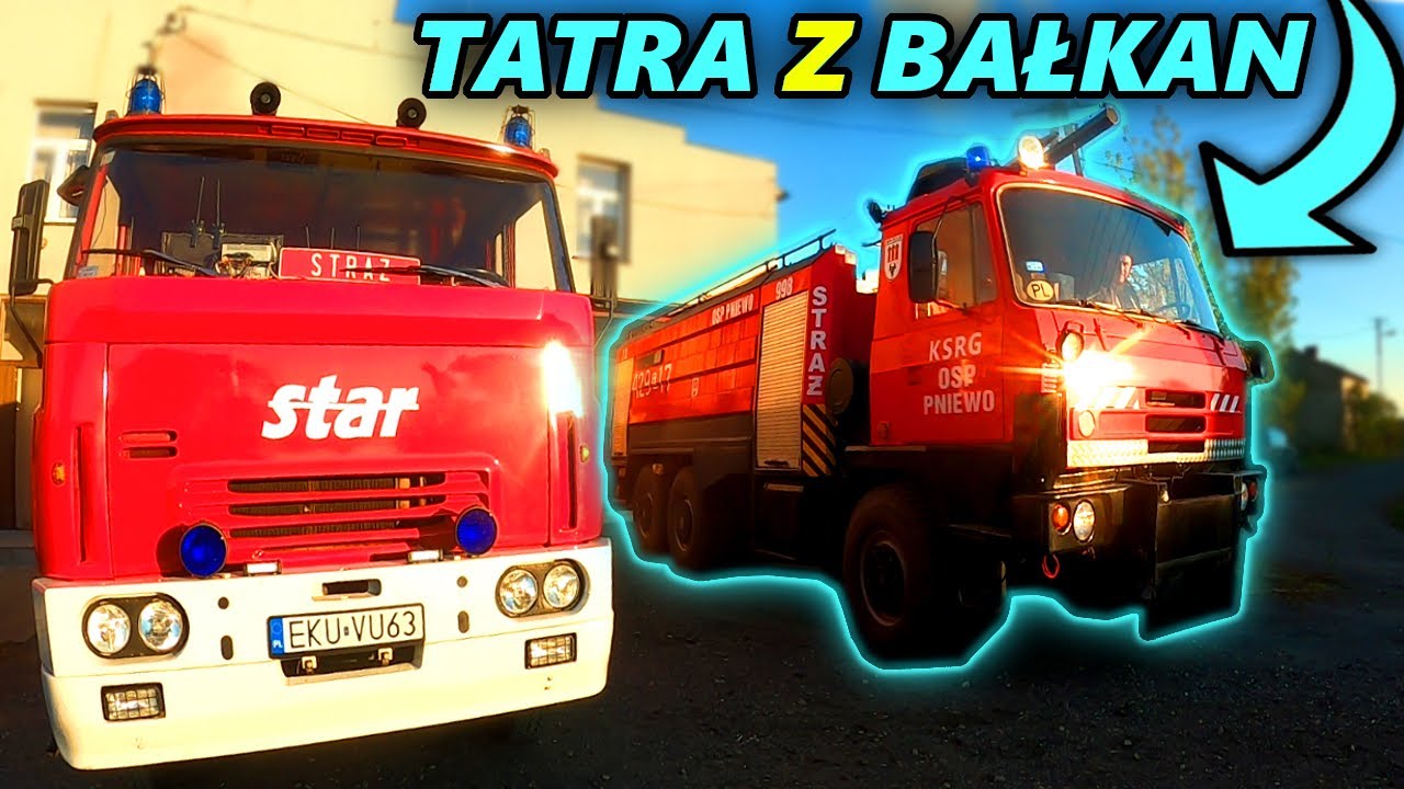 ZABYTKOWA TATRA Z BAŁKAN!🚒| OSP PNIEWO