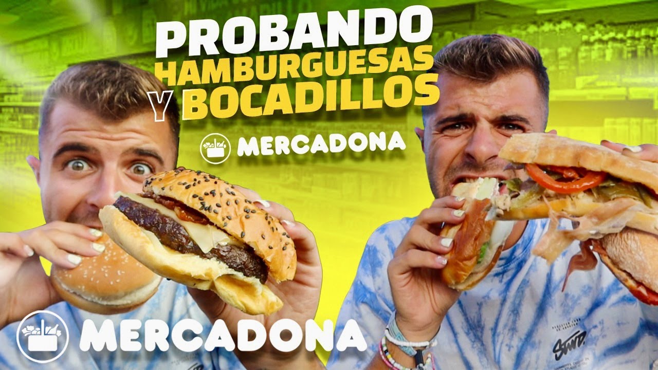PRUEBO TODAS las HAMBURGUESAS y BOCADILLOS de MERCADONA 🍔😱