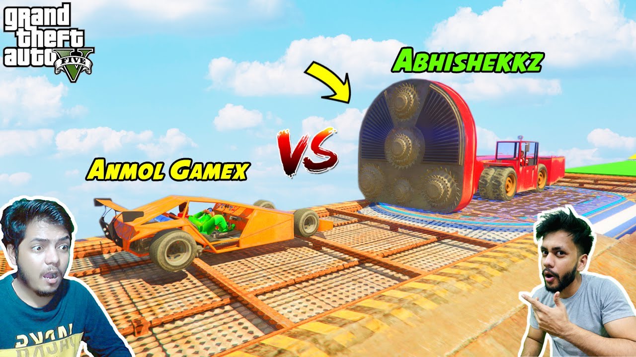 ​ @AnmolgameX  Vs  @AbhishekkzGaming  Face To Face Race in GTA 5