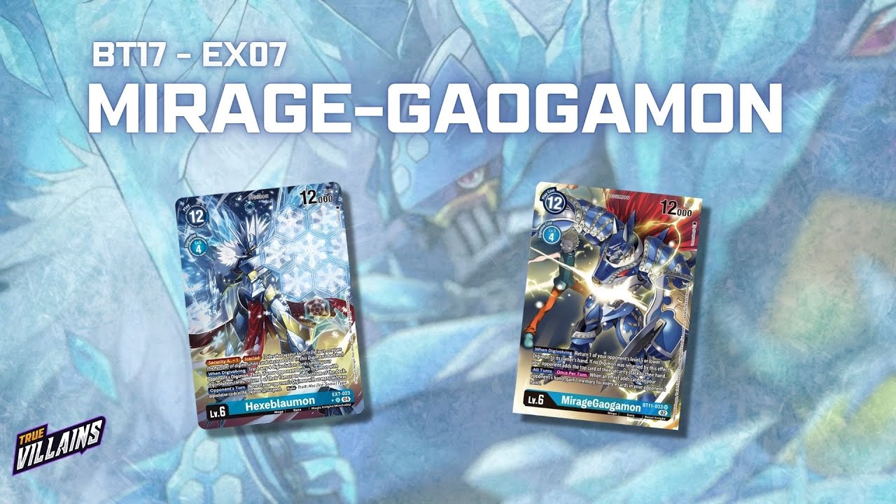 Deck Showcase! | MIRAGEGAOGAMON ft. HEXEBLAUMON | TIER 1 DECK | Digimon Card Game