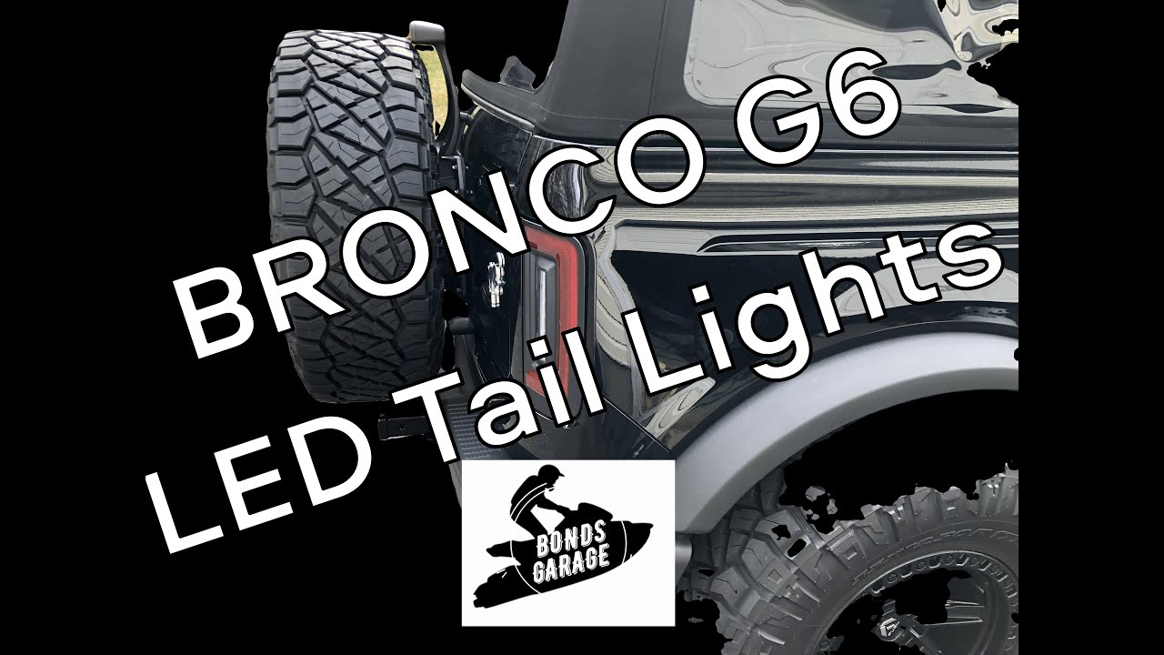 Bronco LED Flush Mount Taillights ...Do Not Fit
