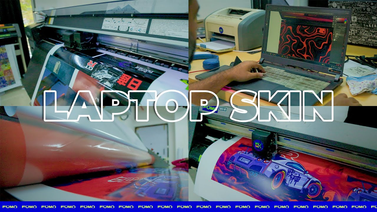 How Precut Laptop Skins Work: Behind the Scenes at Fomo Store!