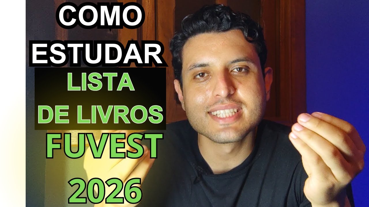 COMO ESTUDAR os livros obrigatórios da FUVEST 2026