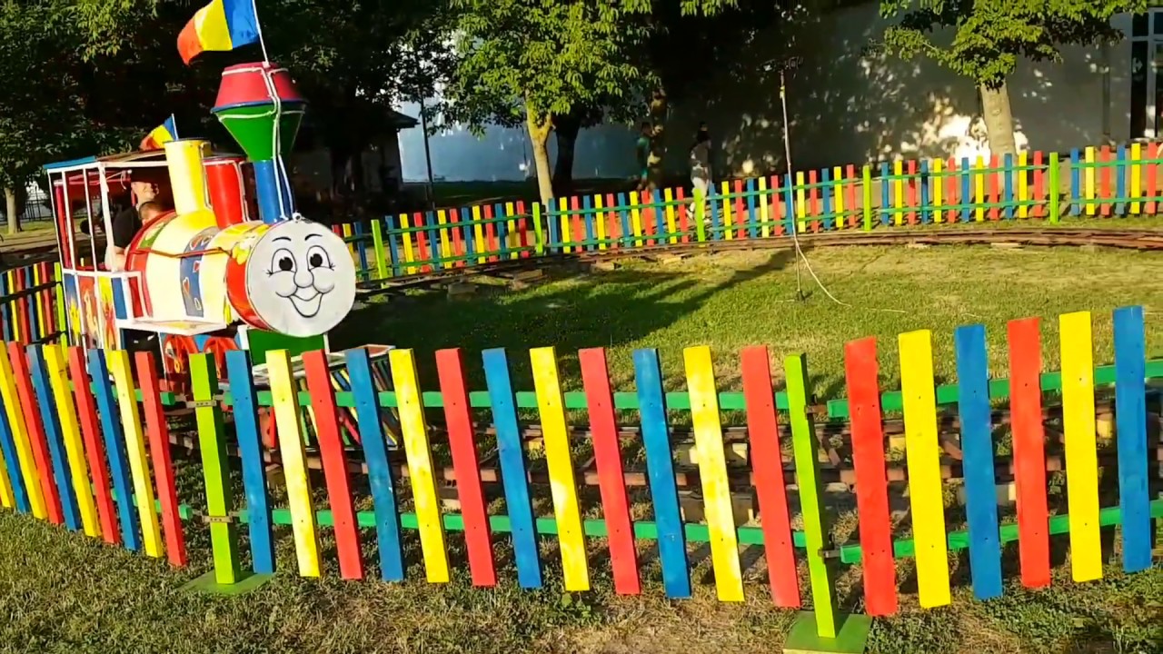 trenulet electric pe sine pentru copii electric train for kids