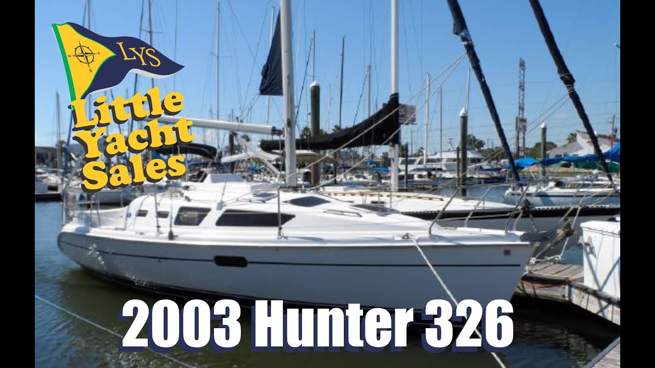 SOLD!!! 2003 Hunter 326 Sailboat for sale at Little Yacht Sales, Kemah Texas