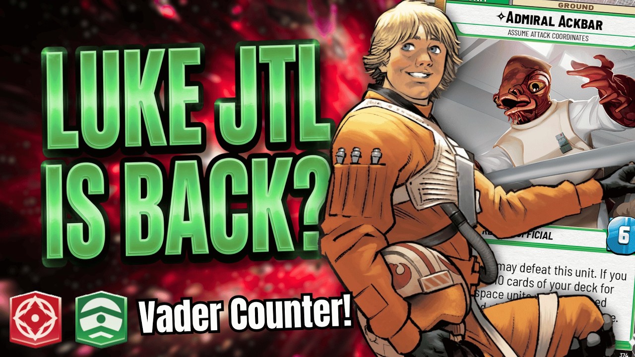 CONTROL THE SPACE! LUKE DATA VAULT! - Gameplay / Star Wars Unlimited