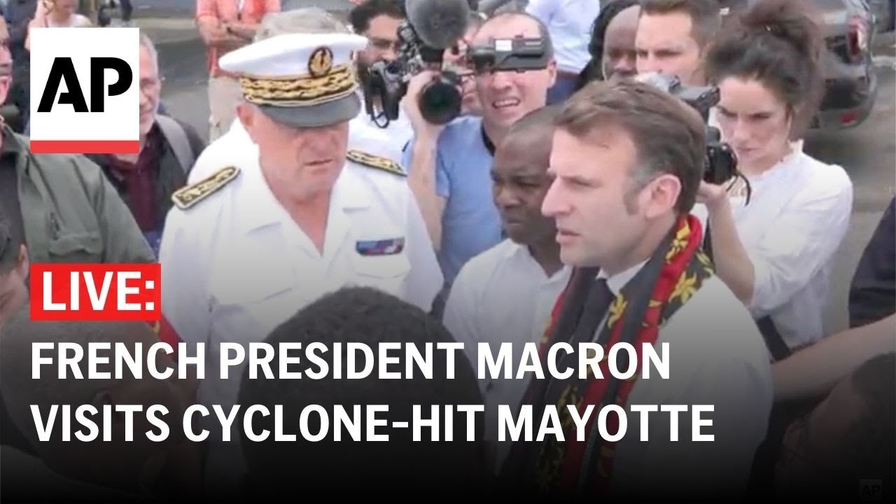 LIVE: French President Emmanuel Macron visits cyclone-devastated Mayotte
