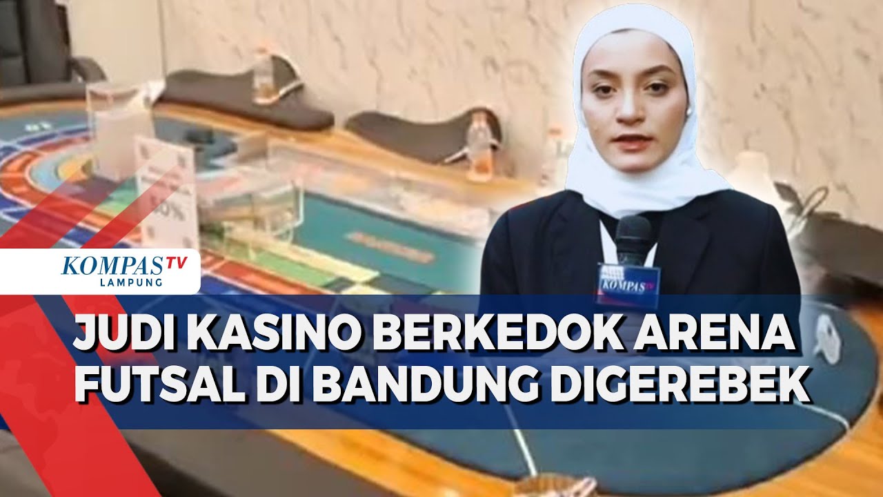 Terbongkar! Polisi Gerebek Judi Kasino Berkedok Futsal di Bandung, 44 Orang Ditangkap