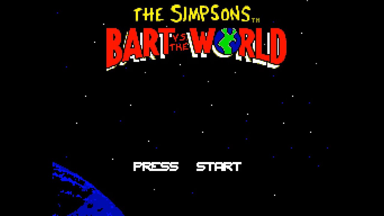 Master System Longplay [138] The Simpsons: Bart vs. the World (EU)