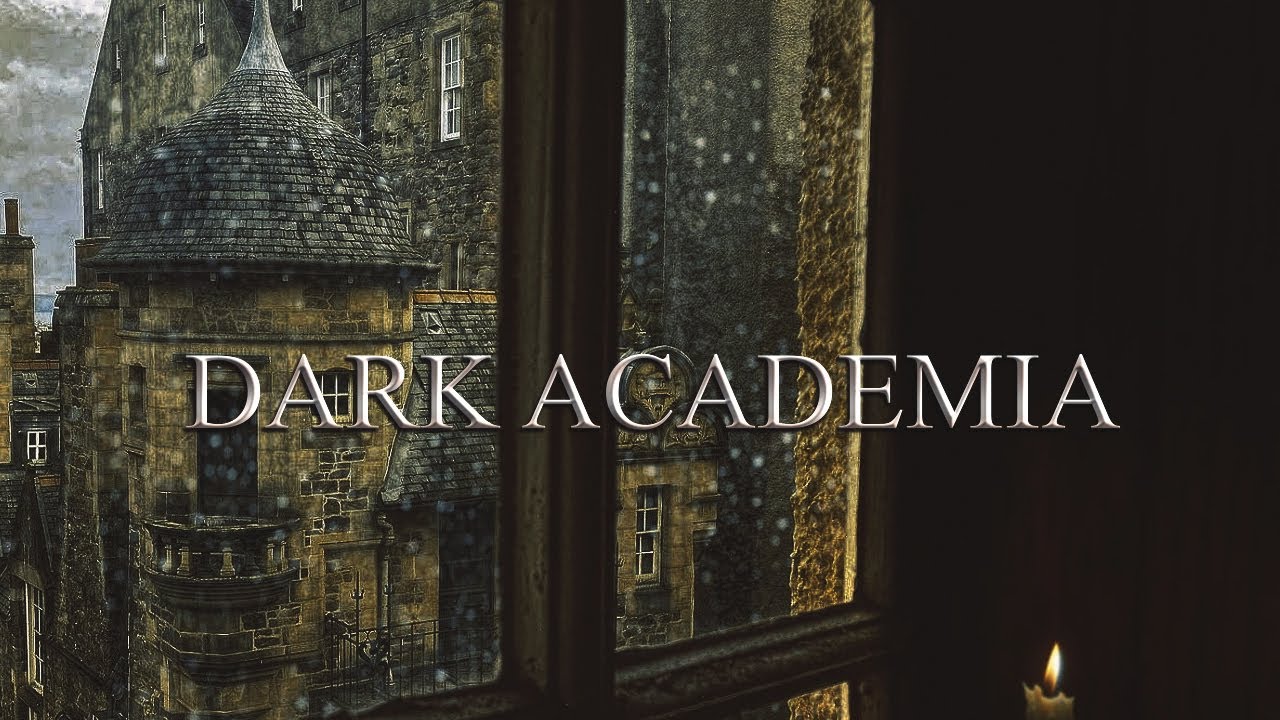 Rainy Window ◈ Dark Academia Aesthetic Ambience ◈ University Dorm View ◈ Thundestorm & Soft Music