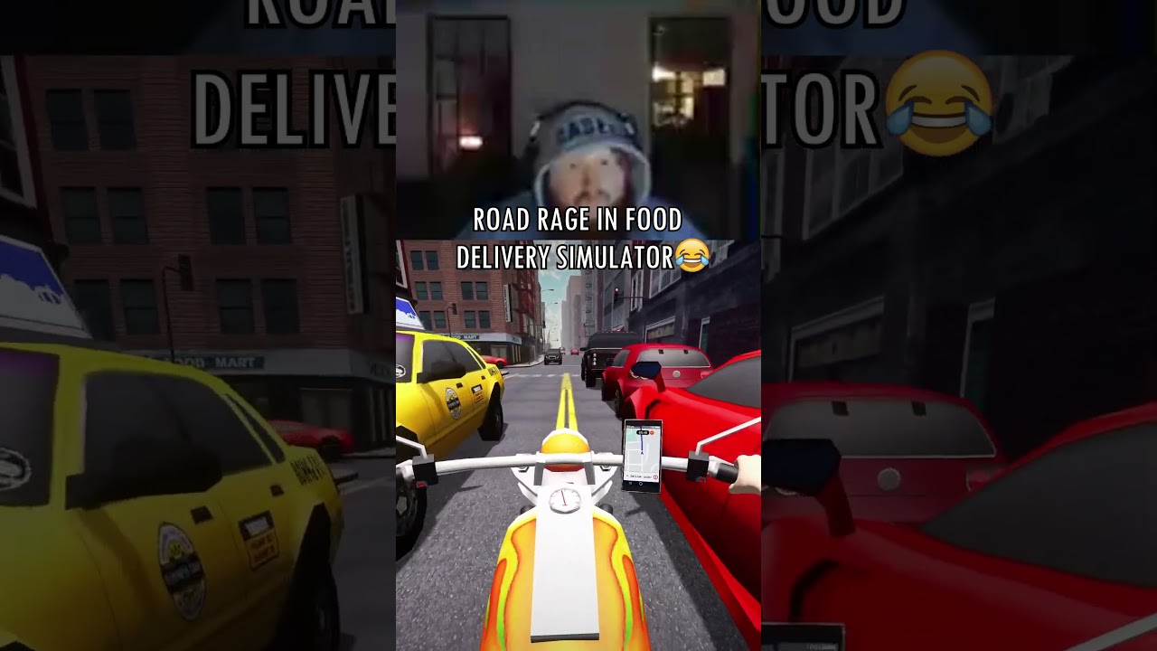 Food Delivery Simulator Road Rage 2 #shorts #ubereats #simulator