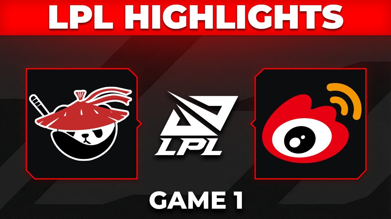 AL vs WBG Highlights Game 1 | LPL 2026 Split 1 | Anyone's Legend vs Weibo Gaming by Onivia