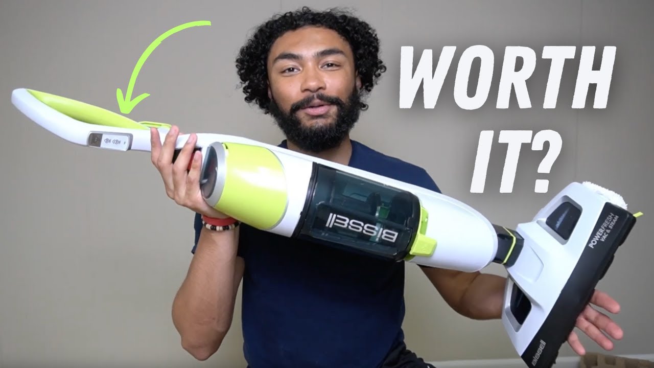 Bissell PowerFresh Vac & Steam Vacuum and Steam Mop Review (got mine in description)