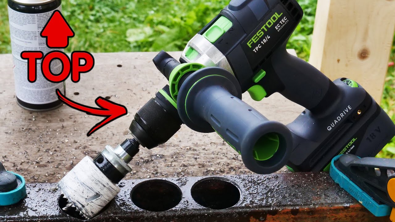 Cea mai buna masina de gaurit si insurubat construita de Festool vreodata! TPC 18/4 QUADRIVE