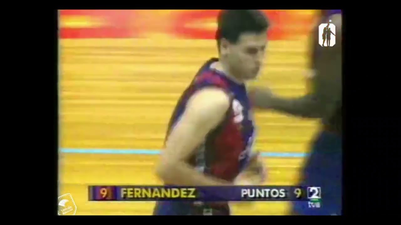 Xavi Fernandez 1995 ACB Final G4 Unicaja Malaga - FC Barcelona