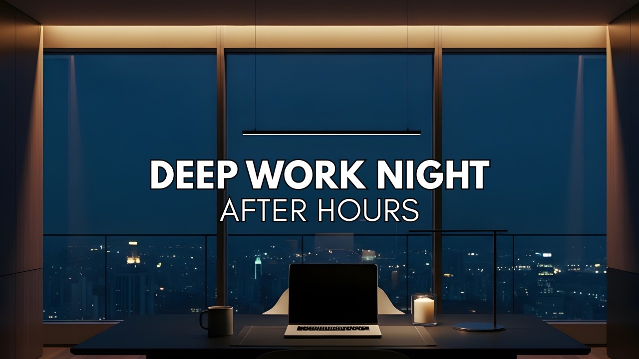 MIDNIGHT FOCUS — Deep Work Electronic Instrumental for Intense Clarity