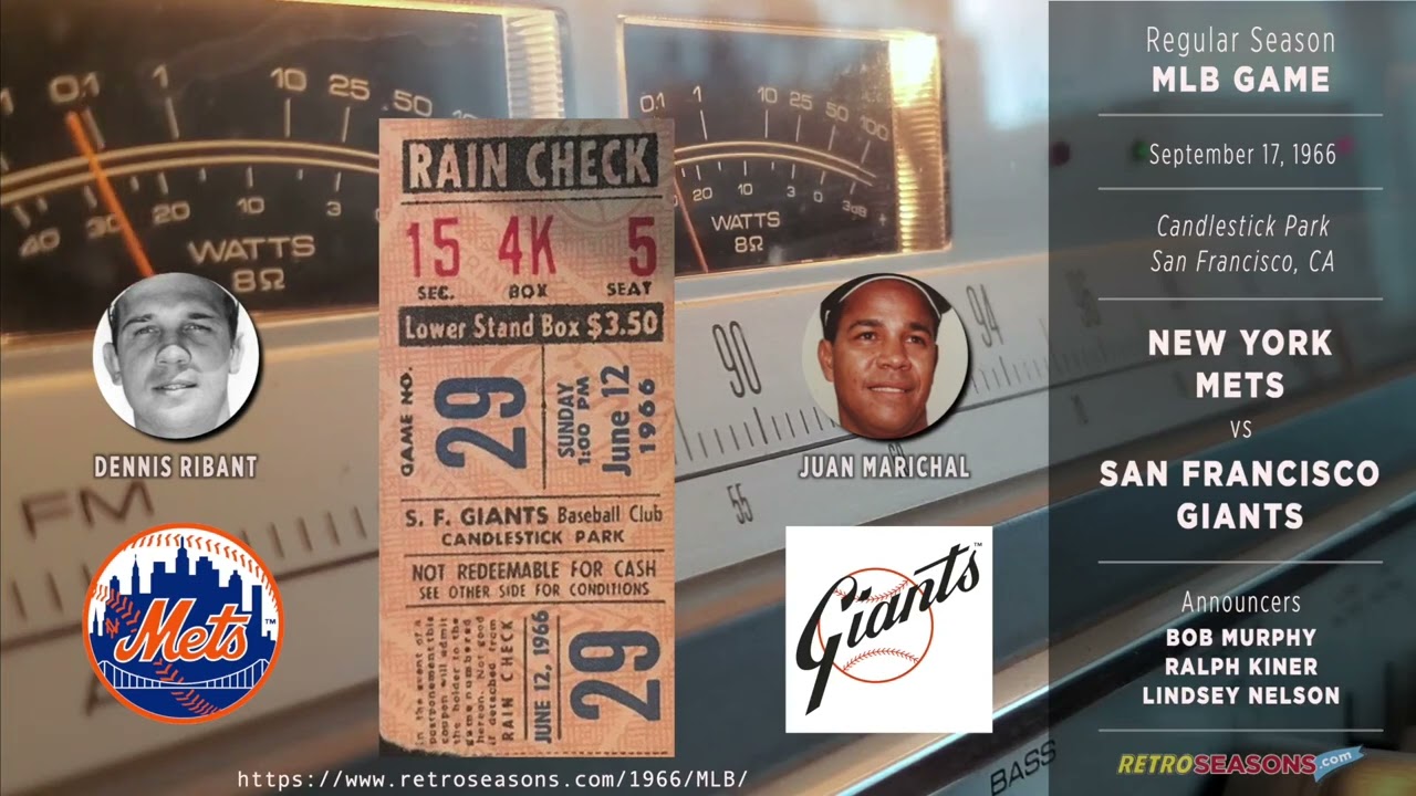 1966-Sep-17 • NYM/SFG • New York Mets vs San Francisco Giants - Radio Broadcast