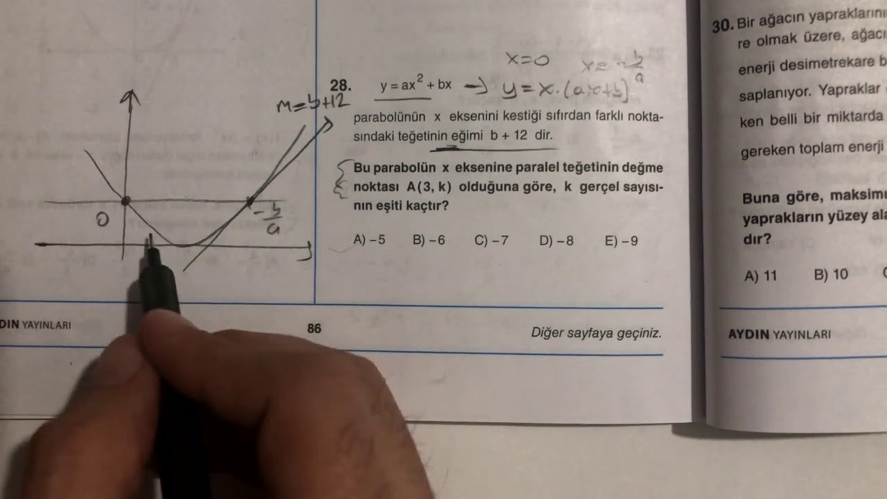 Türevlerime selam kaldığımız yerden devam 😀