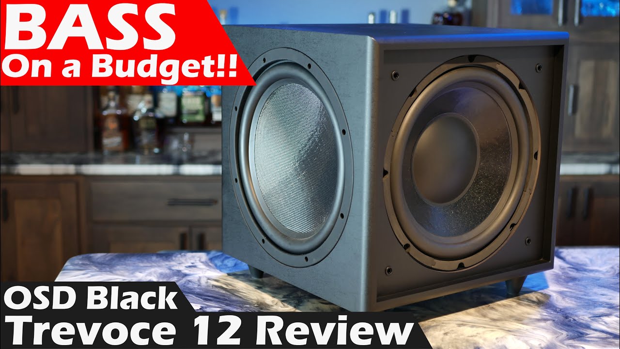 More Bass For Your Budget! OSD Black Trevoce 12 Home Theater Subwoofer Review Triple 12 inch Design!
