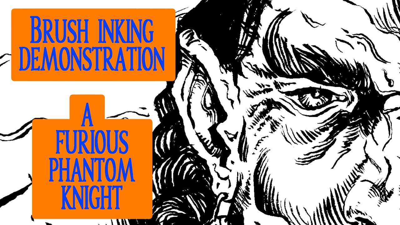 Bush Inking Demonstration a Ghostly Villain