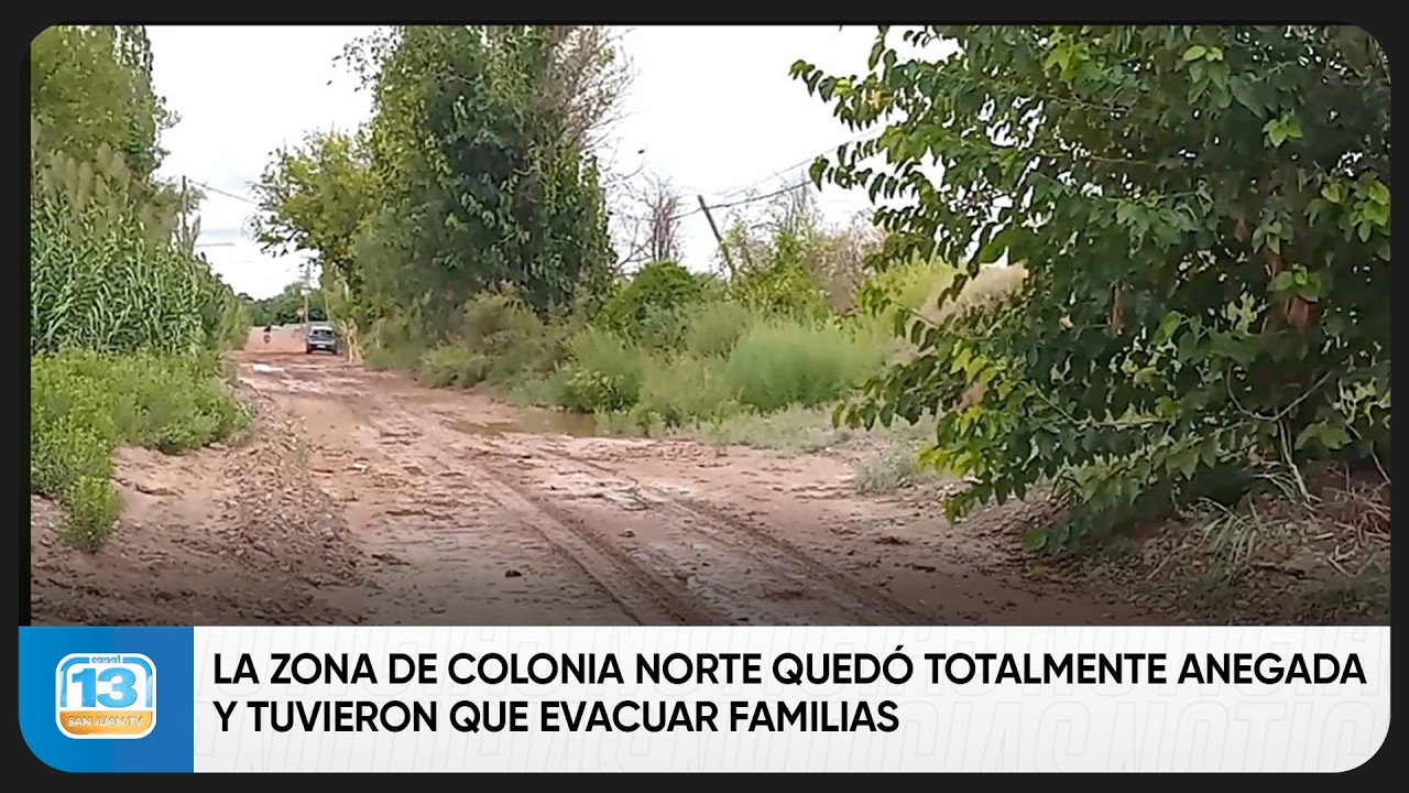 La zona de Colonia Norte quedó totalmente anegada y tuvieron que evacuar familias