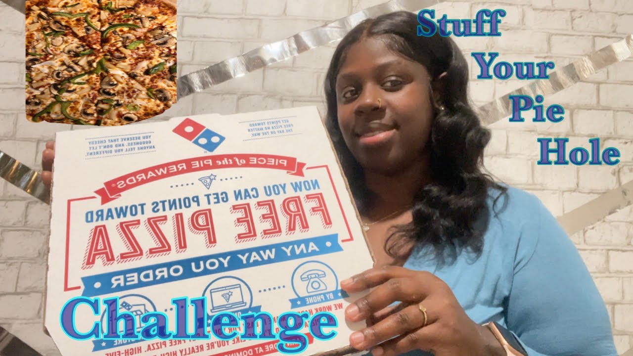 STUFF YOUR PIE HOLE CHALLENGE | @xtina grubz #stuffyourpiehole #mukbang #challenge