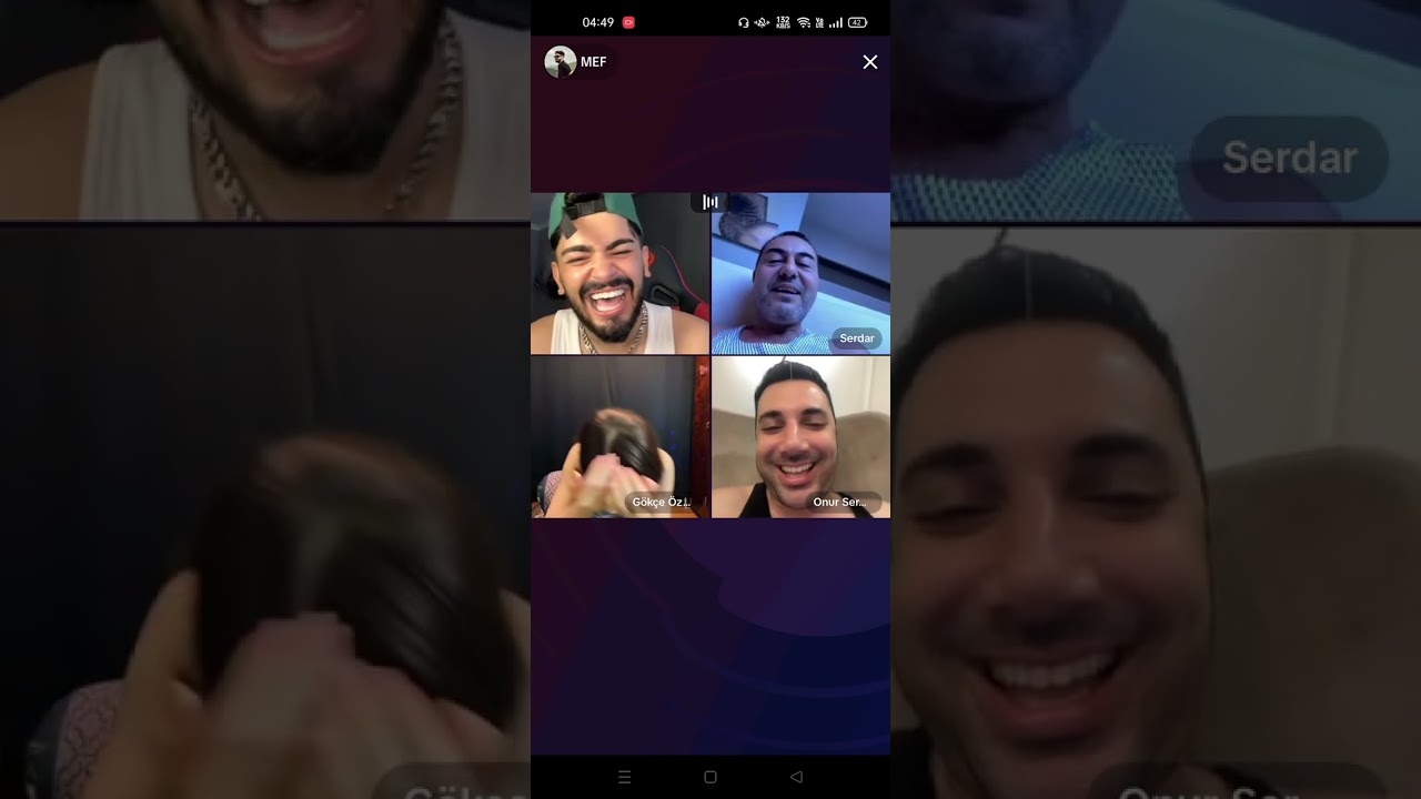 Mef,Gökçe,Onur,Serdar Ortaç 3.kesintisiz yayın|18/07/2023|😁👌🤣
