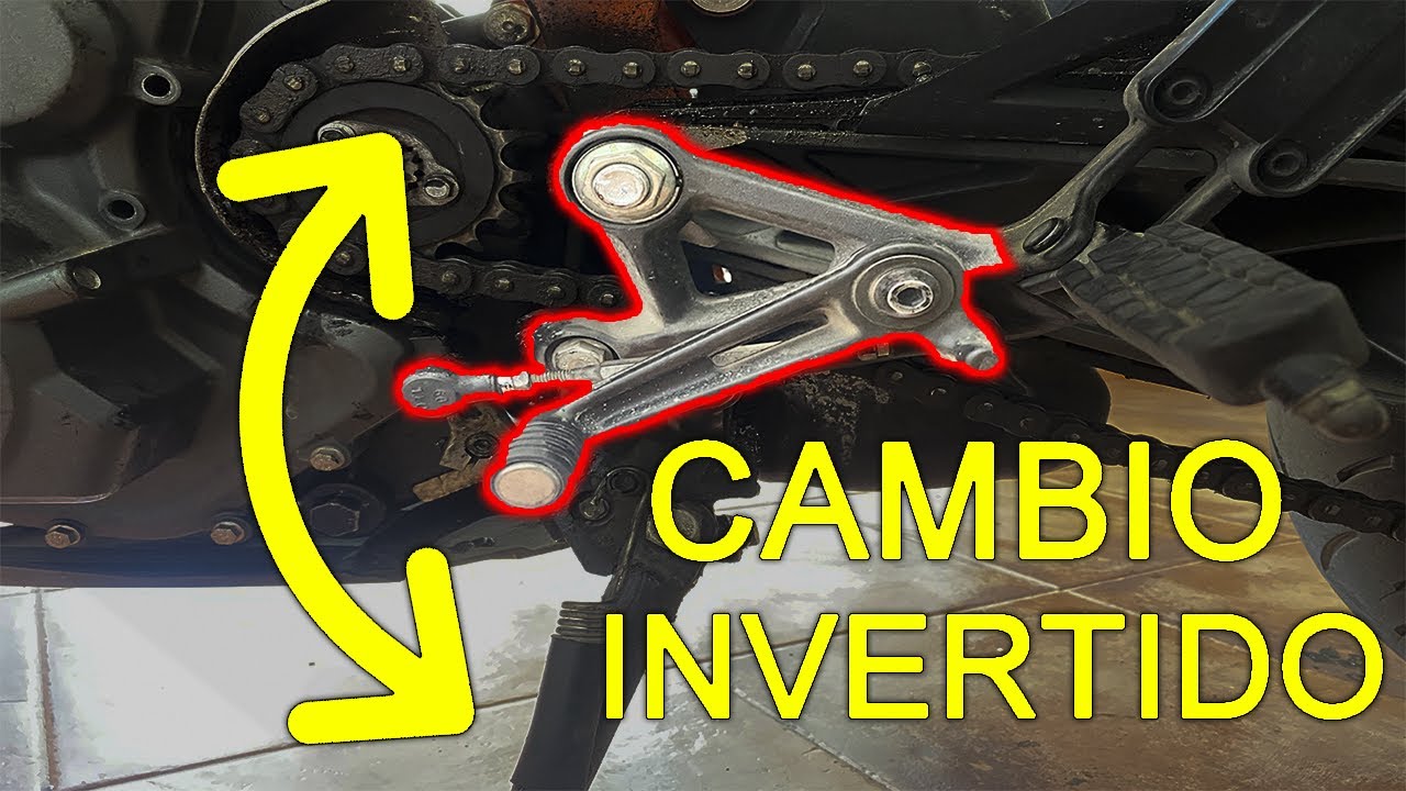 😳COMO poner CAMBIO INVERTIDO a TU MOTO