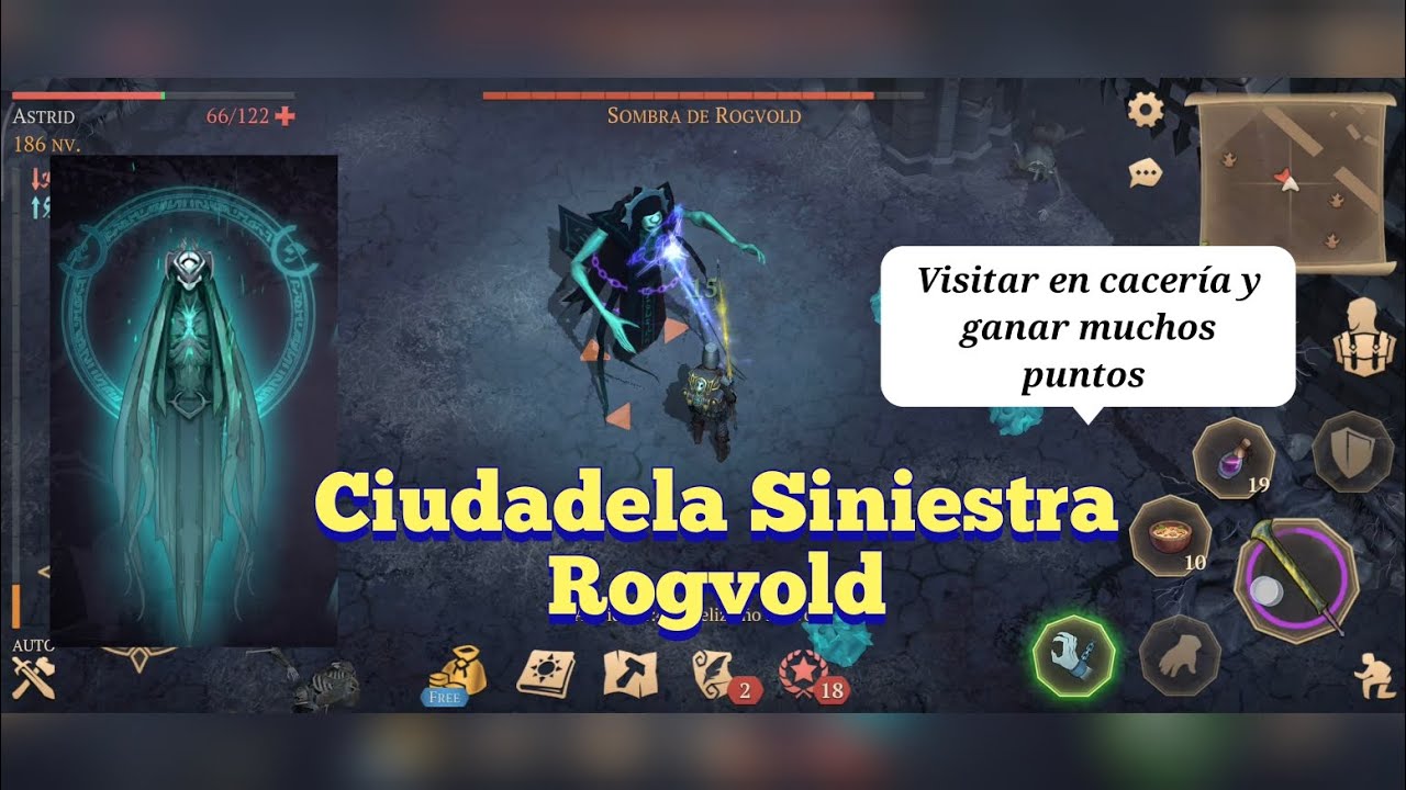 Vamos a la ciudadela Siniestra a matar a Rogvold y ganar puntos de cacería 💪🏻✨ / Grim Soul Survival