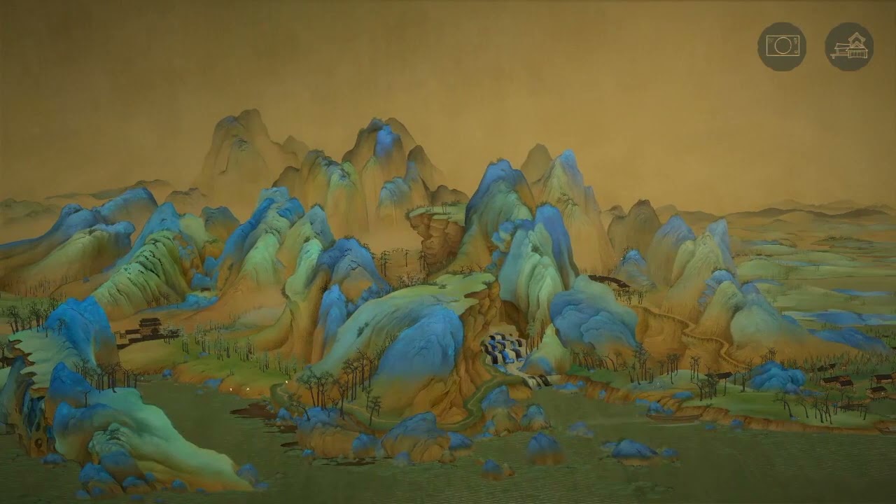 【千古名画欣赏】会动的《千里江山图》