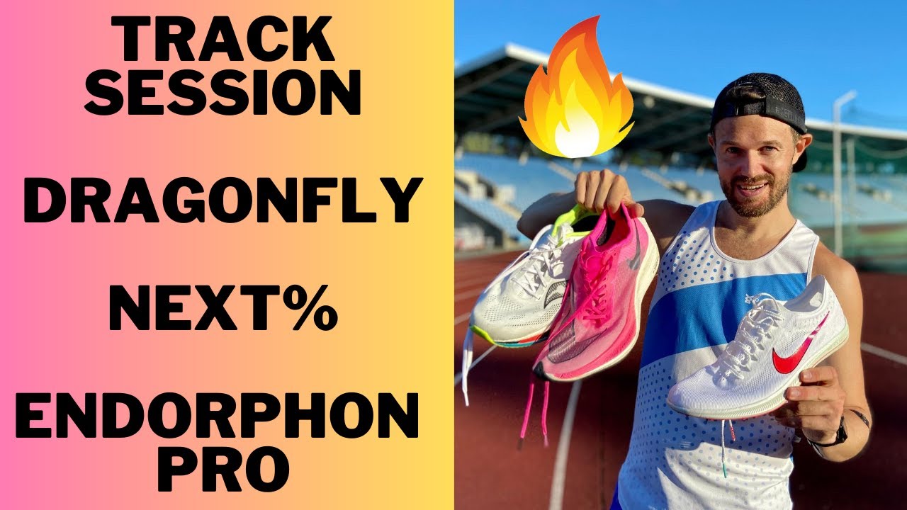Track Session in the Nike DragonFly spikes, Next% and Endorphin Pro.. running FAST!