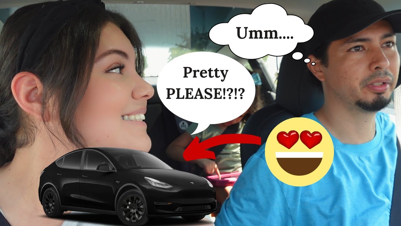 Test Driving A Tesla Model Y Performance!! Trying to convince the hubby 😆