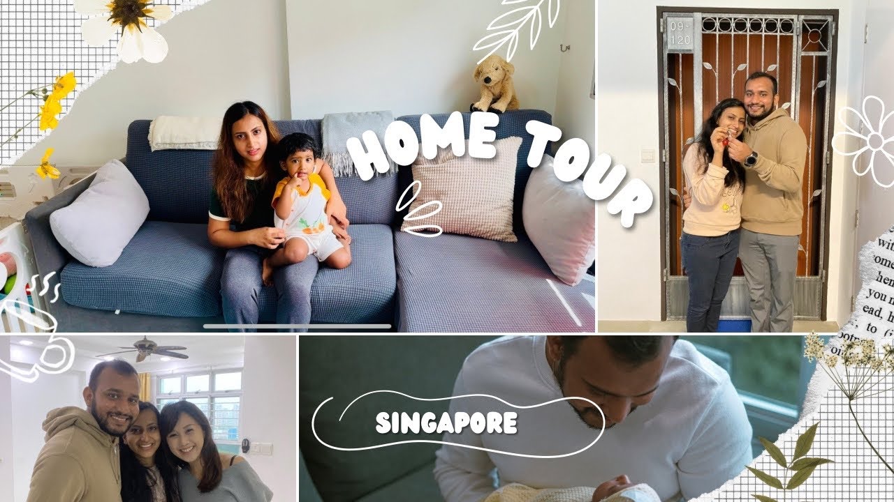 ഞങ്ങടെ കൊച്ചു വീട് in Singapore #familyvlog#hometour #trendingnow 