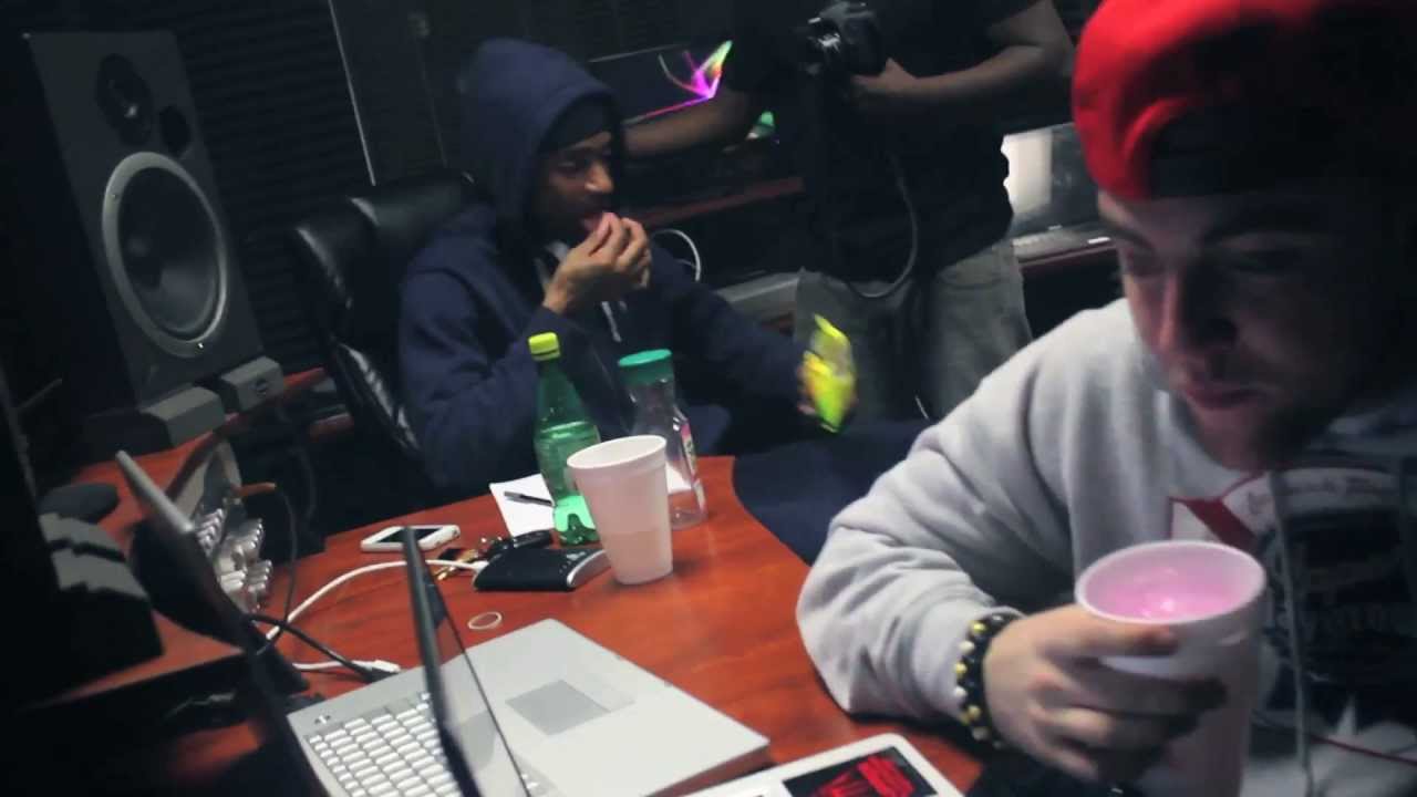 Nipsey Hussle &  Mac Miller (in studio footage)