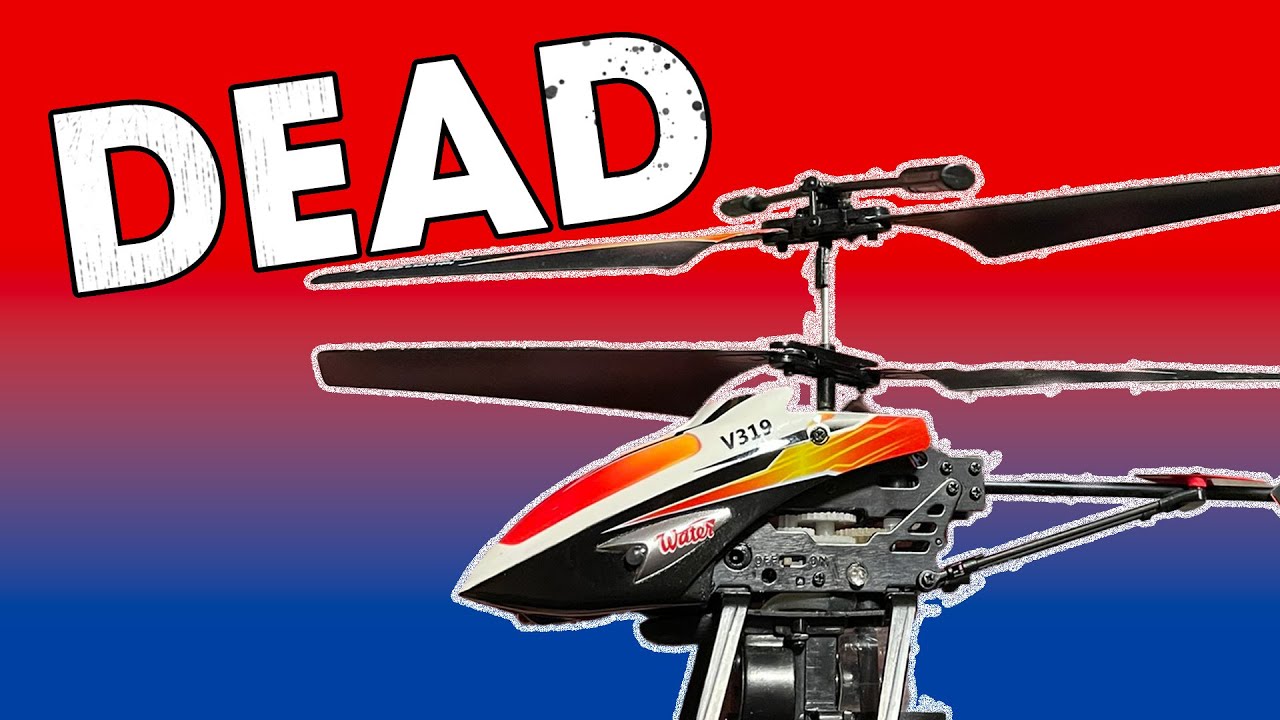 Cheap RC Helicopter Lipo Battery Replacement and Test. Will it Run?