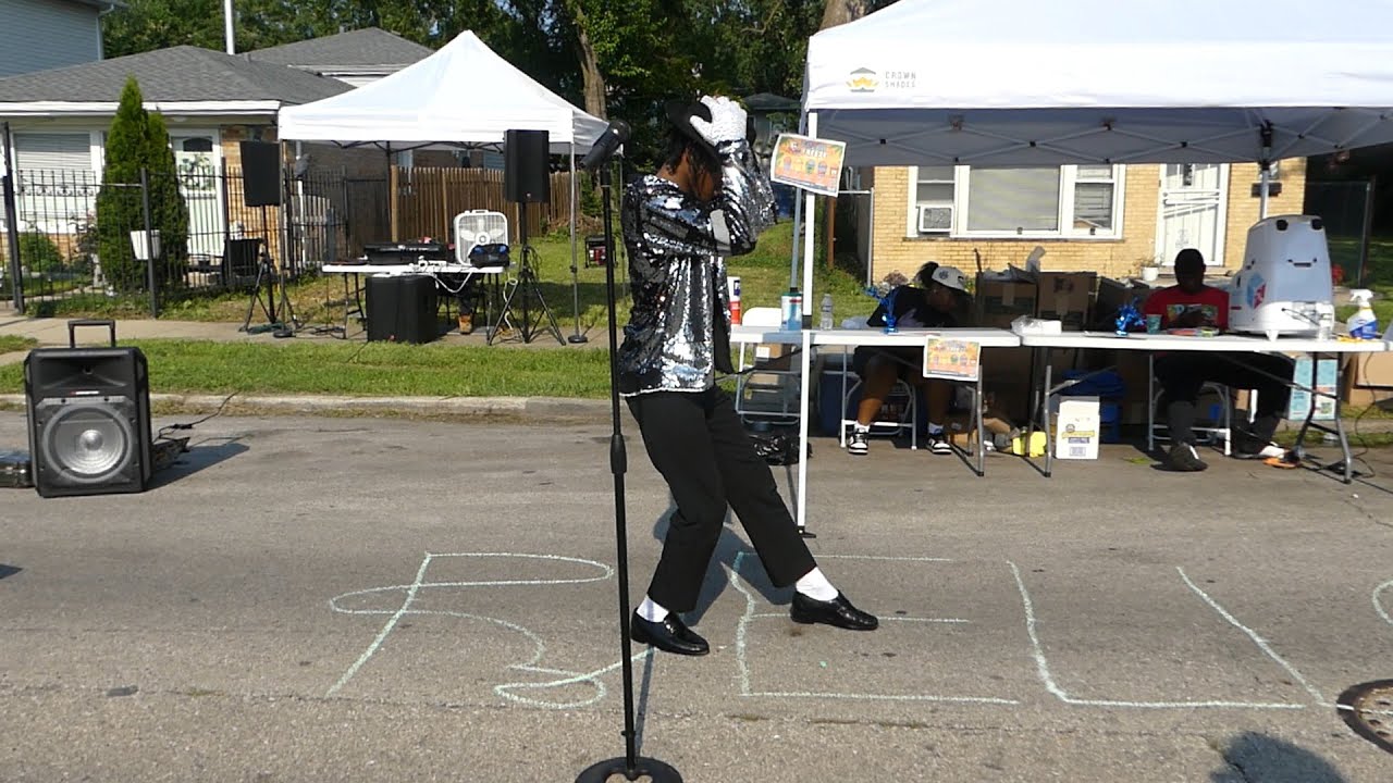 Michael Jackson Tribute Artist The Chosyn One / BLOCK PARTY UNITY 2300 G.C.U. TV  PH. 773-531-1182