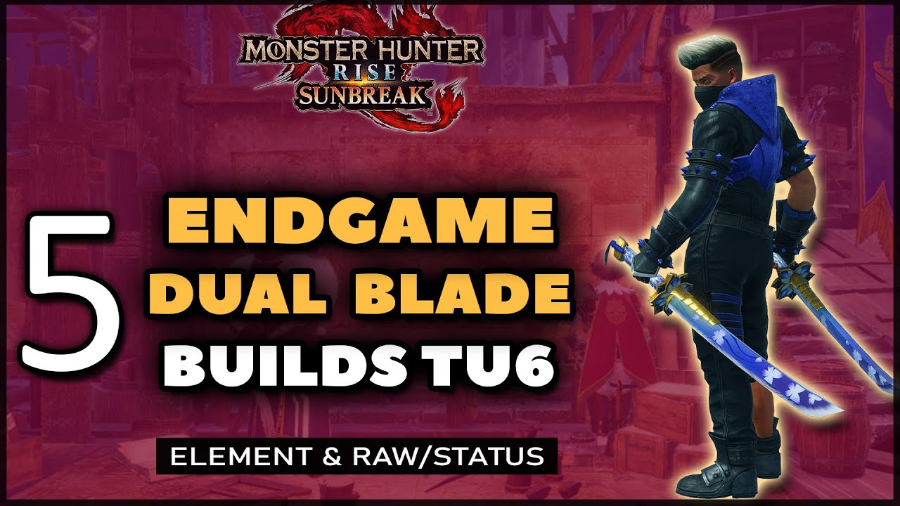 MHR: Sunbreak | NEW Best Dual Blade Builds | TU6 Endgame