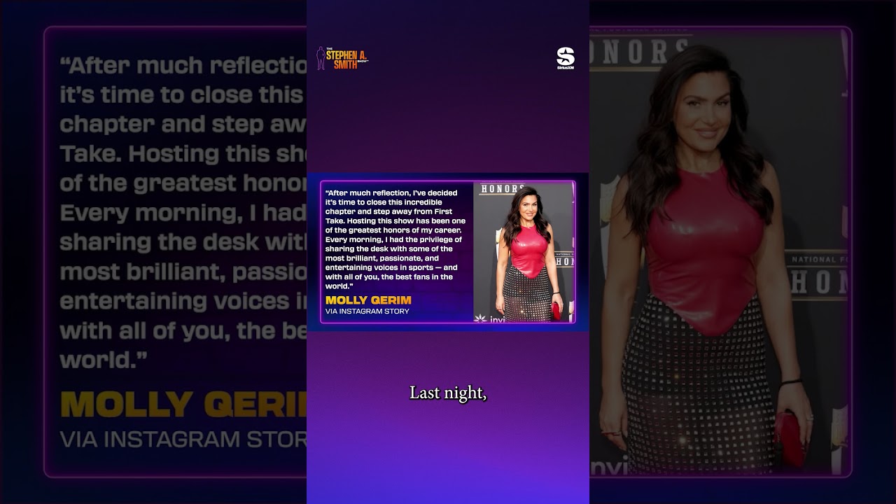 My thoughts on Molly Qerim leaving ESPN