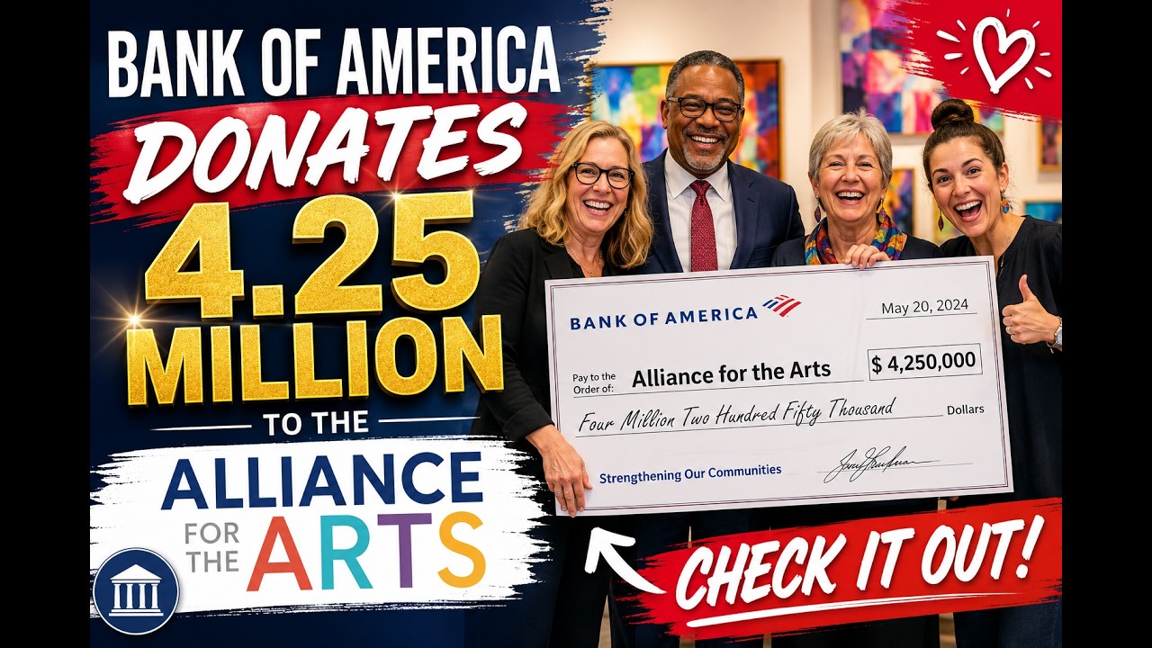 Bank of America Performing Arts Center 4 million dollar gift