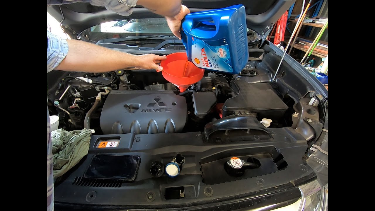 Quick, Easy and Cheap ($40!) Oil Change on Mitsubishi Outlander