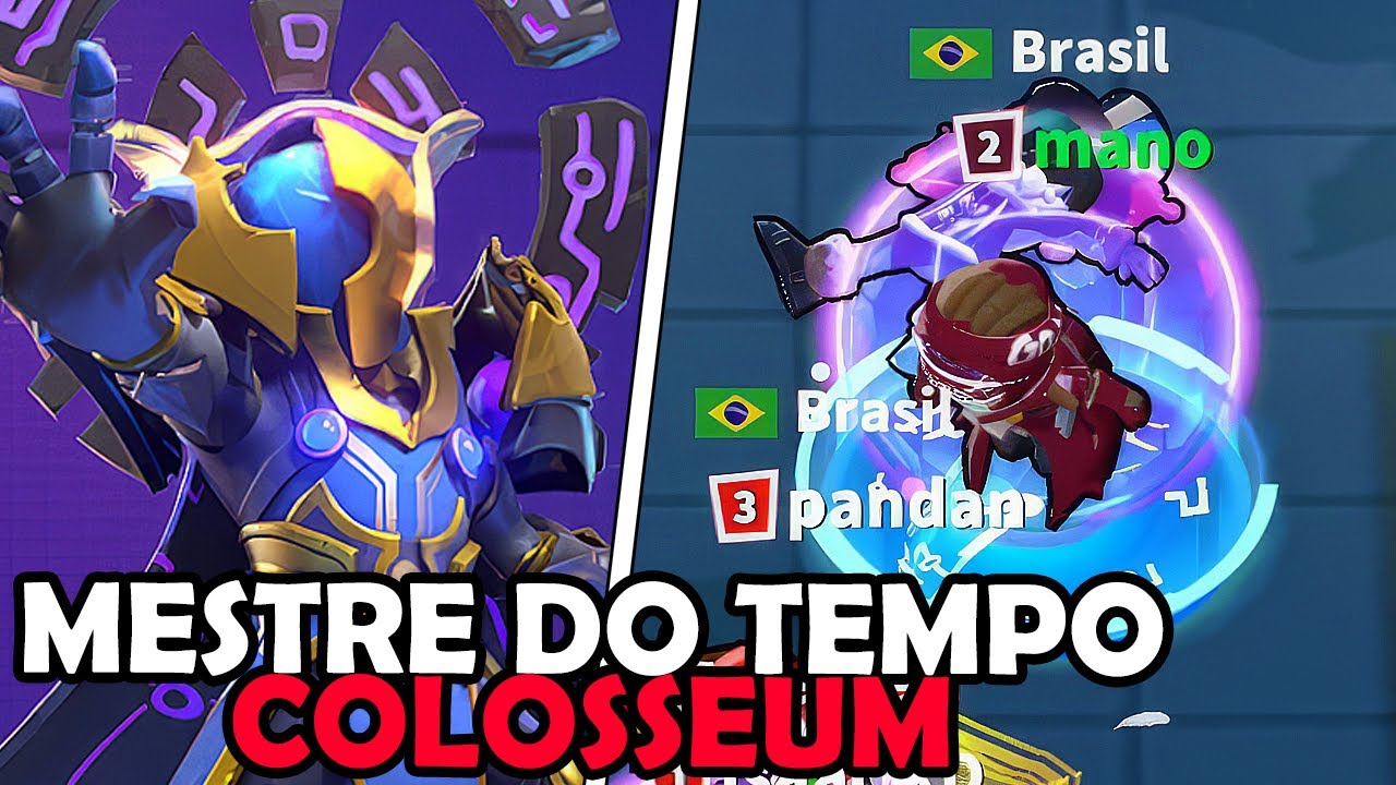 SE EU MORRO, EU VOLTO NO TEMPO com MESTRE DO TEMPO no BATTLE ROYALE do Super Sus (Colosseum)