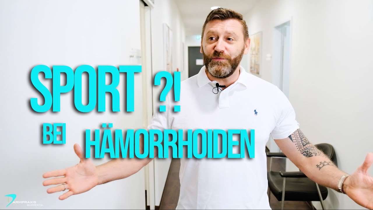 Darf ich mit Hämorrhoiden Sport machen? (Proktologe erklärt)