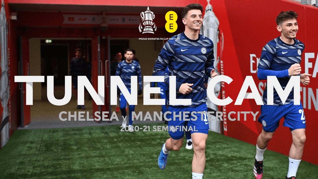 Behind The Scenes At Wembley Stadium As Chelsea Advance To Emirates FA Cup Final | Tunnel Cam | EE