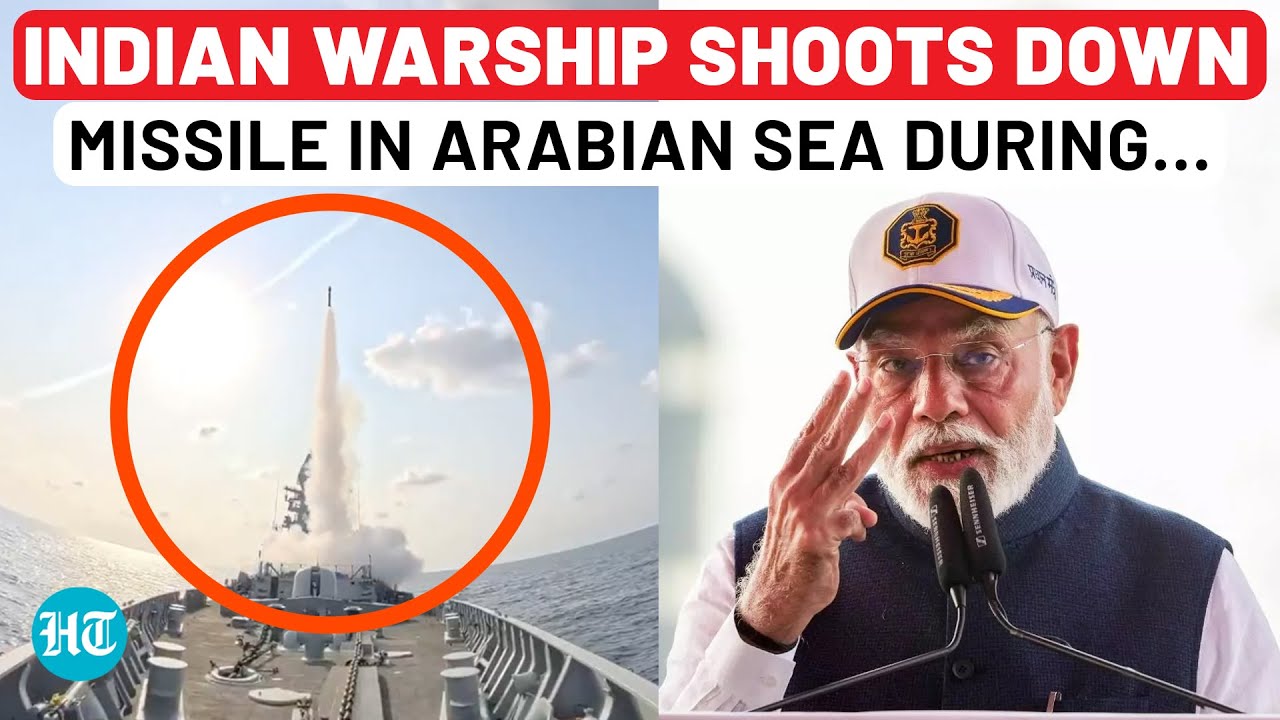 Indian Warship In Action In Arabian Sea After Pakistan&rsquo;s Warning; INS Surat Fires Missile At&hellip;