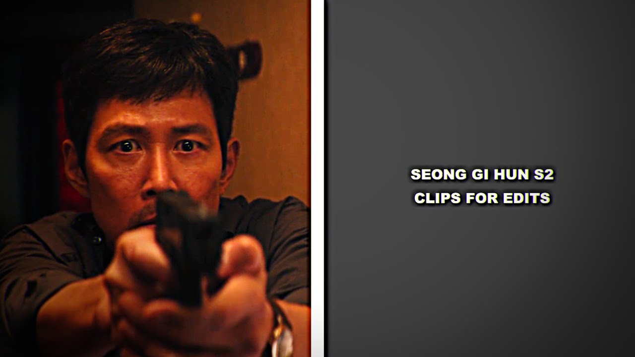 Seong Gi Hun (Lee Jung Jae) clips for edits | squid game 2 scene pack