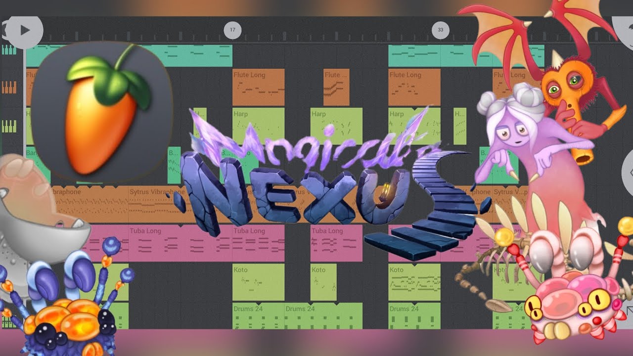 MAGICAL NEXUS Recreation by Me in FL Studio Mobile#msm#magical#recreation#flstudio#funny#nobrainrot